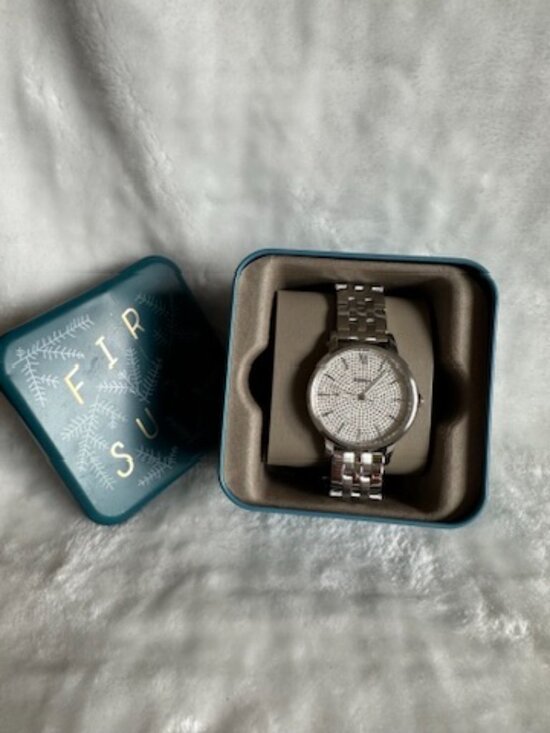 NIB! Rare! Fossil BQ3554 Women\'s Cambry Three Hand Stainless Steel Quartz Watch main image 6